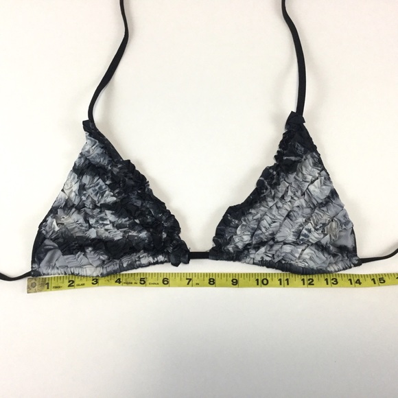 Lucky Ruffle String Bikini Top - Picture 5 of 6